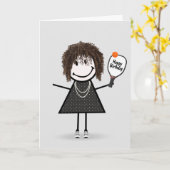 Carte Chiffre de Pickleball Anniversaire (Fleur jaune)