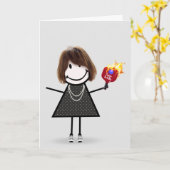 Carte Chiffre de Pickleball Anniversaire (Fleur jaune)