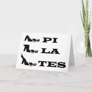 Carte Chiffres de Pilates !