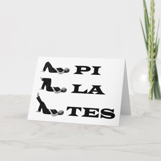 Carte Chiffres de Pilates ! (Devant)