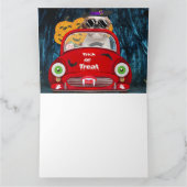 Carte Chih Tzu Chien Conduite Voiture Effrayant Hallowee (Intérieur)