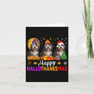 Carte Chih Tzu Chien Halloween Noël Hallothanksmas 1