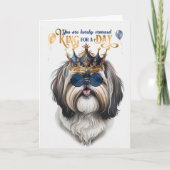 Carte Chih Tzu Chien King pour une journée d'anniversair (Devant)