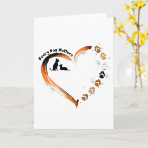 Carte Chihuahua Chaque Chien Compte Les Paws Coeur Chien