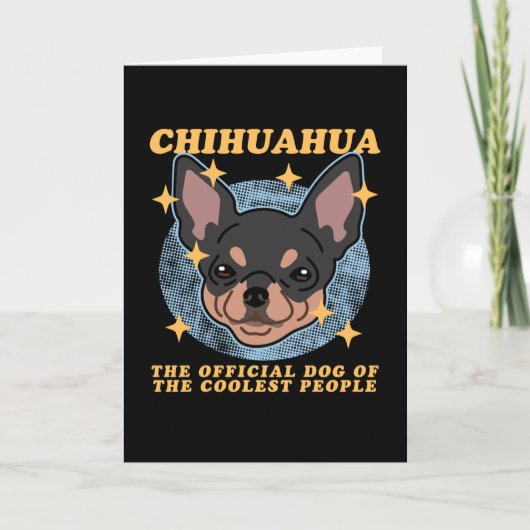 Carte Chihuahua Chien Du Plus Coolé | Chihuahuas (Devant)