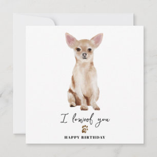 Carte Chihuahua Chien maman Chiot Animaux de compagnie A
