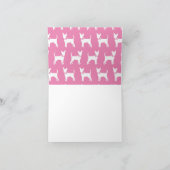 Carte Chihuahua Chig Puppy Note Card (Intérieur)