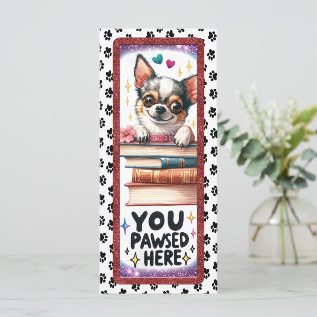 Carte Chihuahua mignon (Debout devant)