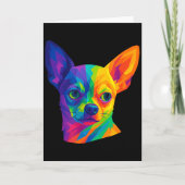 Carte Chihuahua P Art Rtrait For Dog Owners (Devant)