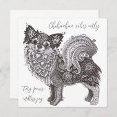 Carte Chihuahua Vibes Card (Devant / Derrière)