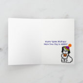 Carte Chihuahua Yappy Birthday Card (Intérieur)