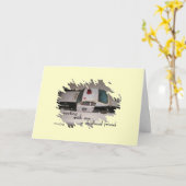 Carte Childhood Friend Haiku (Fleur jaune)