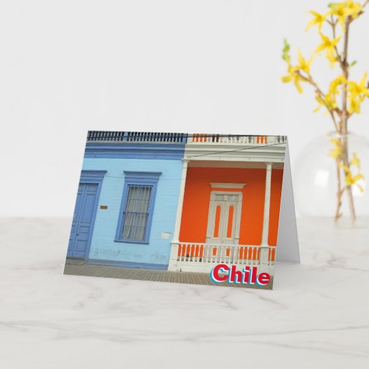 Carte Chili (Fleur jaune)