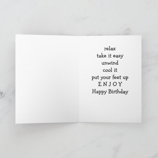 CARTE "CHILL" (Intérieur)