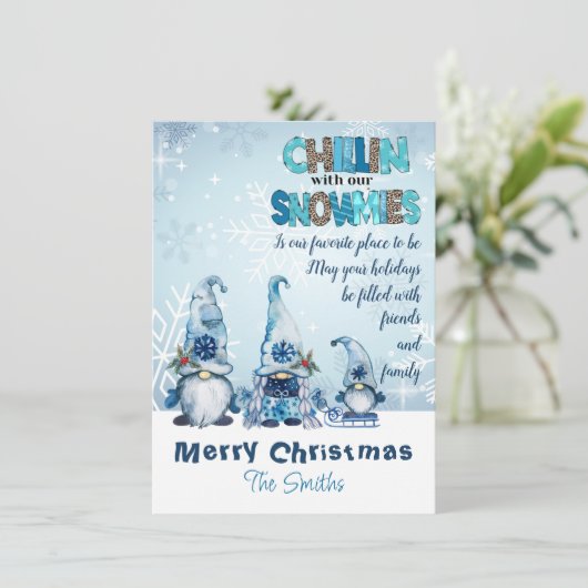 Carte Chillin avec mes nanas (Debout devant)