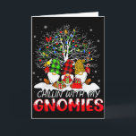 Carte Chillin With My Gnomies Funny Christmas Family Fri<br><div class="desc">Chillin With My Gnomies Funny Christmas Family Friend Gnomes</div>