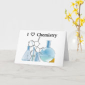 Carte Chimie de l'équipement de laboratoire (Fleur jaune)