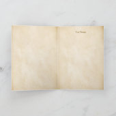 Carte Chimie Octopus Parchemin Vintage Noël (Intérieur)