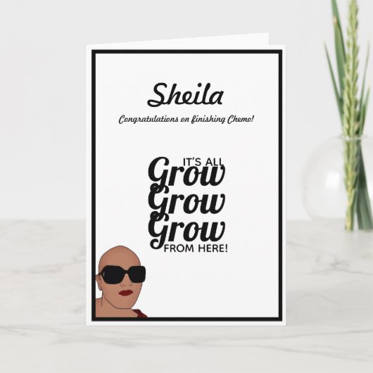 Carte Chimiothérapie terminée (Devant)