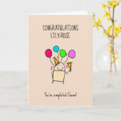 Carte Chimiothérapie terminée ! (Fleur jaune)