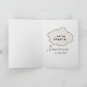 Carte Chimpanzé 60e Humour d'anniversaire (Intérieur)