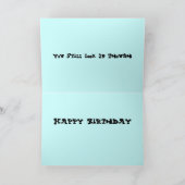 Carte Chimpanzé drôle sur la colline Anniversaire (Intérieur)