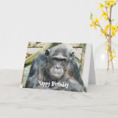 CARTE CHIMPANZÉS (Fleur jaune)