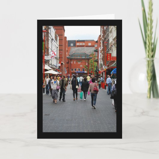 Carte Chinatown Londres (Devant)