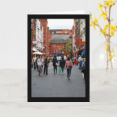 Carte Chinatown Londres (Fleur jaune)