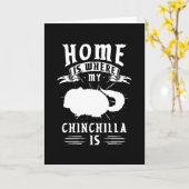 Carte Chinchilla (Fleur jaune)