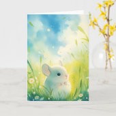 Carte Chinchilla Day Under the Sun (Fleur jaune)