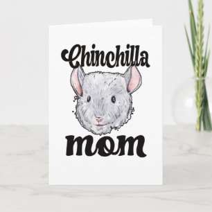 Carte Chinchilla Maman Chinchilla Propriétaire Chinchill