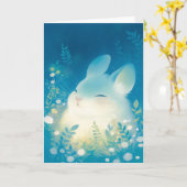 Carte Chinchilla Serene Floral Retreat (Fleur jaune)