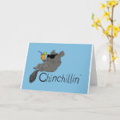 Carte chinchilline (Fleur jaune)