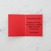 Carte Chinese New Year Greetings Traditional Cat (Intérieur)