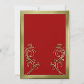 Carte chinoise de faire-part de mariage (Dos)