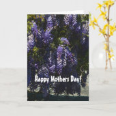 Carte chinoise du jour de mères de glycines (Fleur jaune)