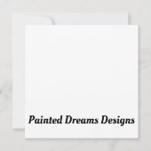 Carte Chiot avec Bow rouge sur la scène de Noël enneigée (Dos)