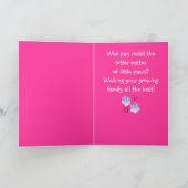 Carte Chiot avec Empreintes de pattes et os (Intérieur)