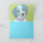Carte Chiot de beagle d'ART de POP (Intérieur)