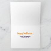 Carte Chiot d'Halloween doux (Intérieur)