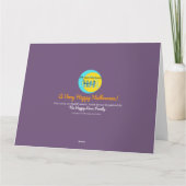 Carte Chiot d'Halloween doux (Dos)