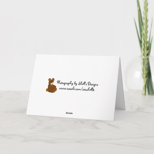 Carte Chiot Noir Dans Une Panier (Dos)