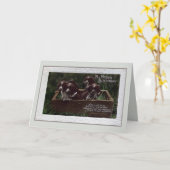 Carte Chiots espagnols vintages heureux d'anniversaire s (Fleur jaune)