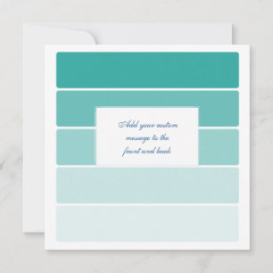 Carte Chip bleu turquoise