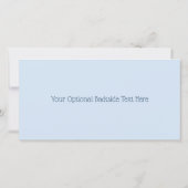 Carte Chipies de découpe texte personnalisé (Dos)