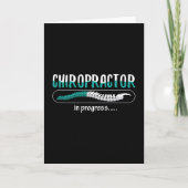 Carte Chiropractic Chiropractor In Progress Chiro Spine (Devant)