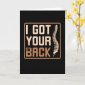 Carte Chiropraticien je vous soutiens (Fleur jaune)