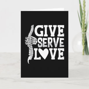 Carte Chiropratique Donner Serve Amour Spine Chiropracto