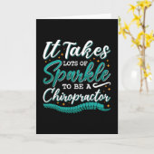 Carte Chiropratique Il Prend Beaucoup De Chiropracteur É (Fleur jaune)